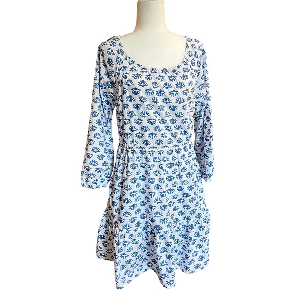 J Crew Cotton Coastal Scoopneck Dress size 10 - Picture 2 of 12